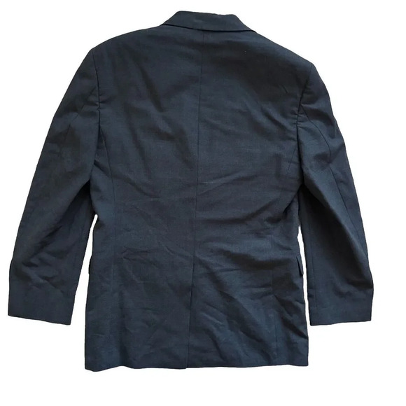 Brooks Brothers Blazer Men 346 Stretch Fit Sport Coat Adult 38R Gray Wool - Picture 3 of 8